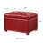 Magoon Faux Leather Ottoman-2041111987