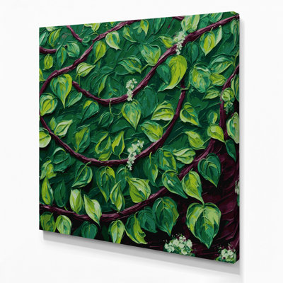 Art mural sur toile légumes épinards Malabar
