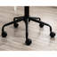 Siège pivotant réglable, velours bleu - mousse haute, rotation à 360 degrés, chaise de bureau avec option de levage, performance, siège pour un confort supérieur