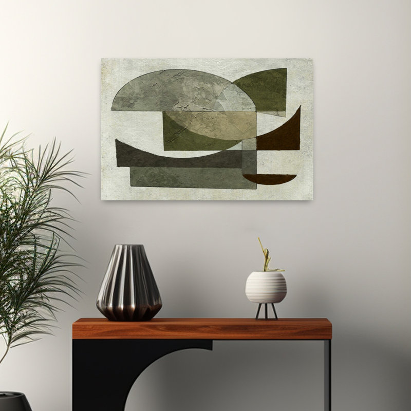 Art contemporain contemporain abstrait, H 16 po x l 24 po