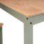 Ensemble de salle à manger en bois de pin massif 5 pièces Souheir-640377131
