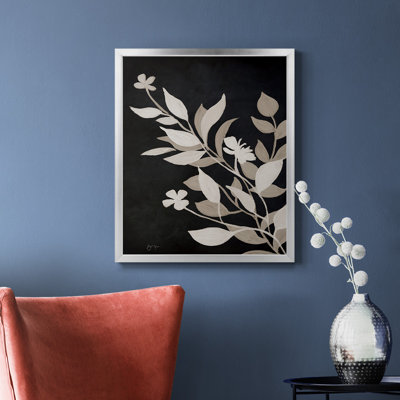 «Midnight Silhouette II», toile encadrée de qualité supérieure - prête à être accrochée