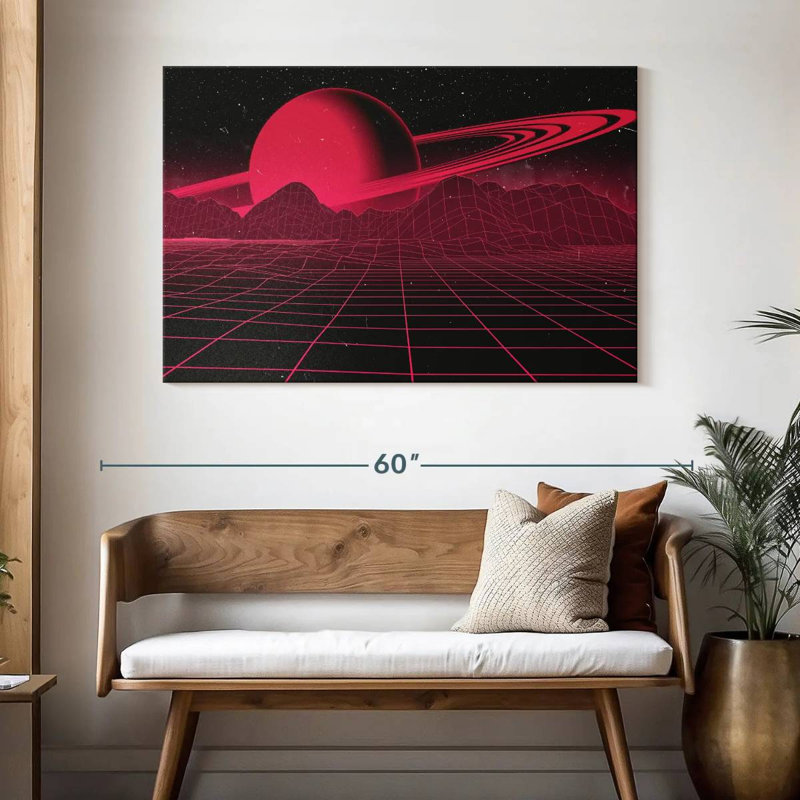 Kelan Digital Saturn Galaxy, 32" H x 48" W