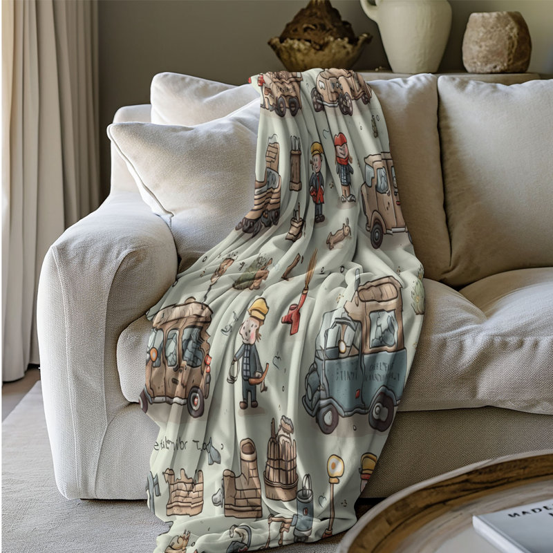 Downsized vehicles - 1 Piece Premium Blanket, Twin