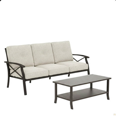 Ensemble de patio extérieur 2 pièces