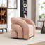 Fauteuil demi-tonneau rembourré et pivotant-1711897600