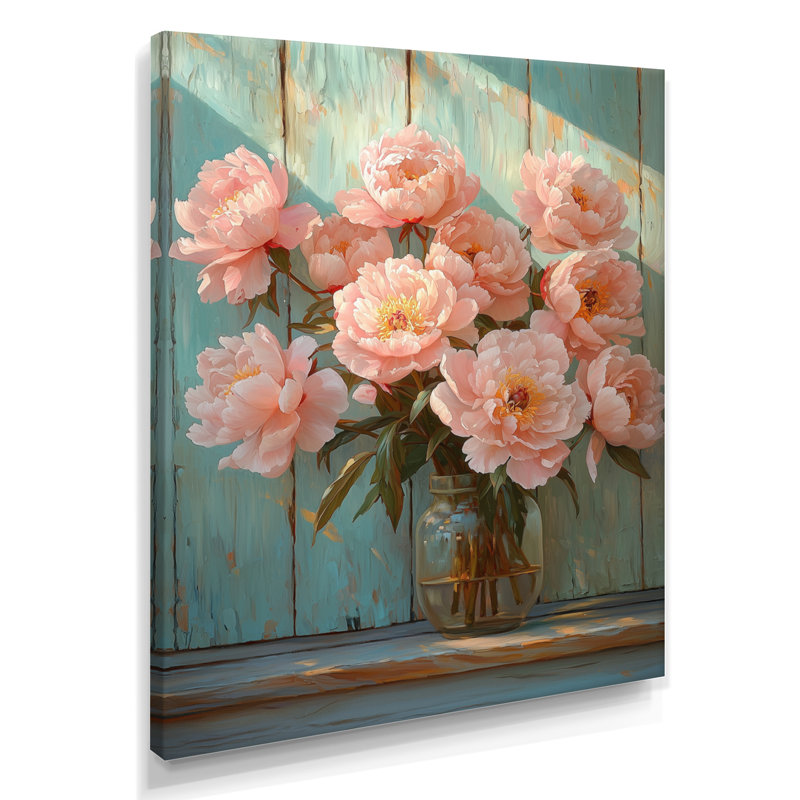 Charlemont - art mural floral, Toile tendue, H 32 po x l 24 po, Does Not Apply