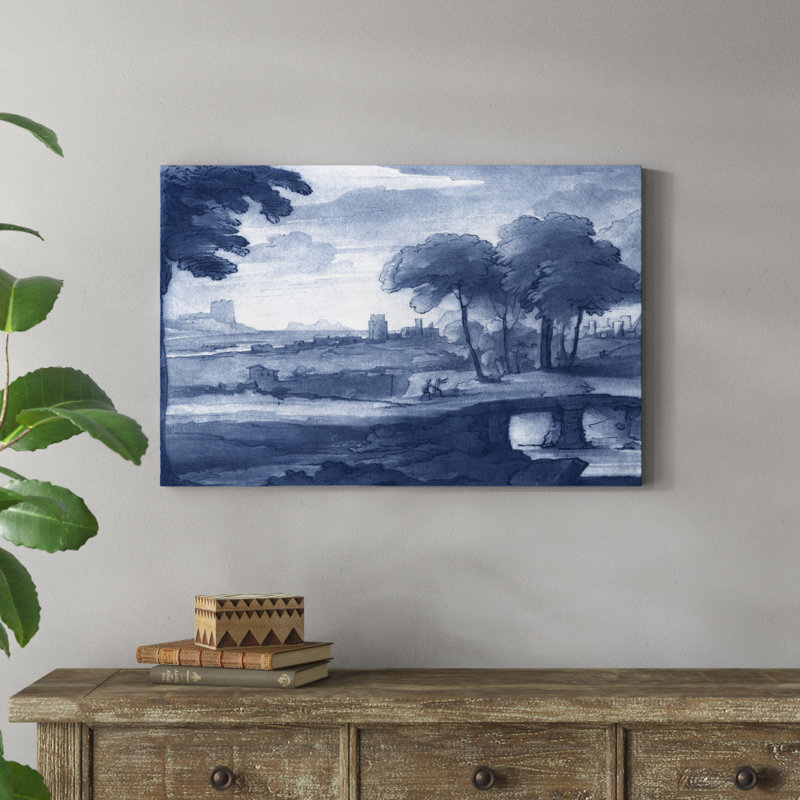 Pastoral Toile IV' by Claude Lorrain - Painting Print, 61cm H x 91cm W, Wrapped Canvas