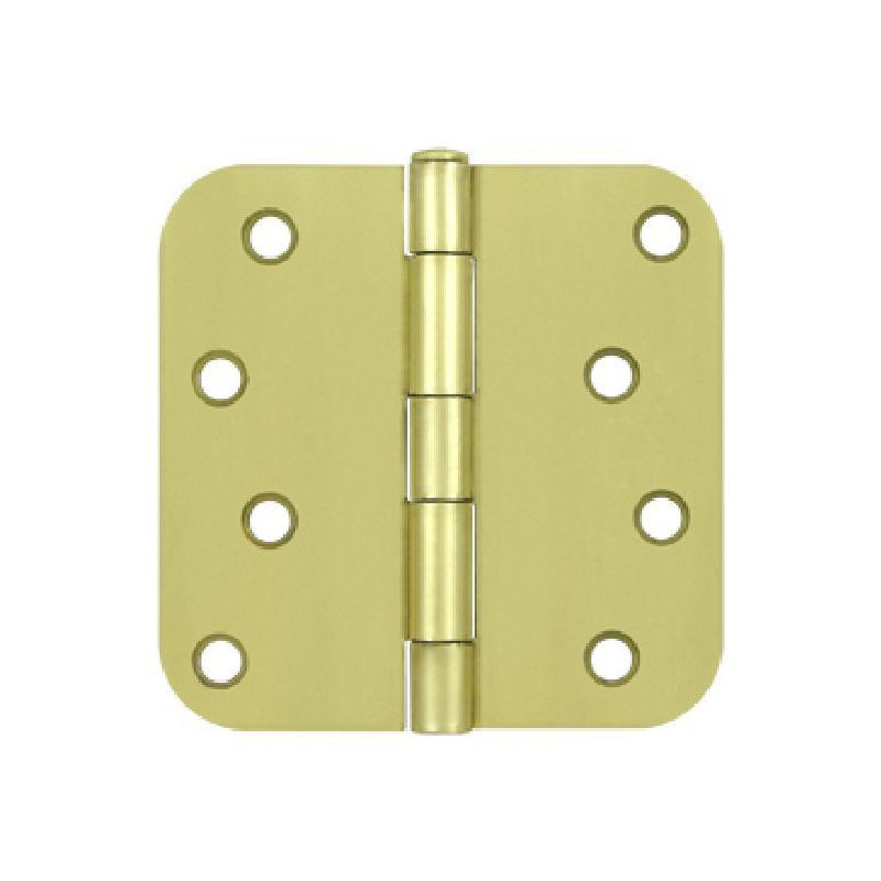 Steel Hinge, Brushed Brass