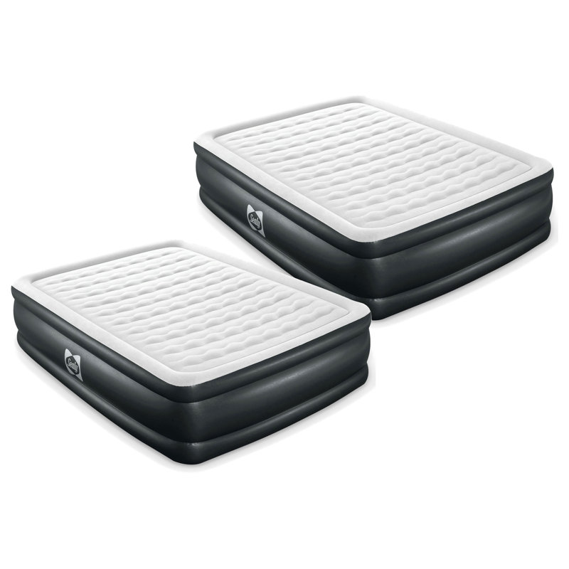 Sealy Tritech  20" Air Mattress Bed 2 Person with Built-In AC Pump, 2 Pack, Queen