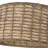2-light Rattan Semi Flush Mount Ceiling Light