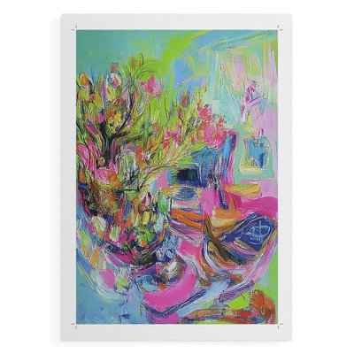 FLORAL Series DLXIX - Impression sur toile seulement - NON CADRE
