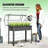 Outdoor Elevated Garden Box,Plant Bed-805850443