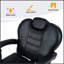 Fauteuil de coiffeur inclinable classique avec pompe hydraulique robuste, rotation à 360 ° et charge maximale de 330 lb pour un confort de salon