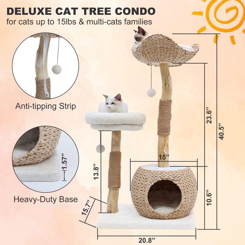 Arbre à chat 40,5 po Kelston