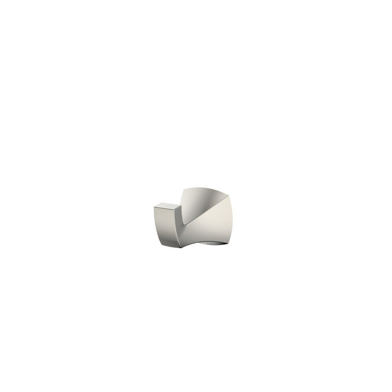 Cardania Wall Mounted Robe Hook, Brushed Nickel
