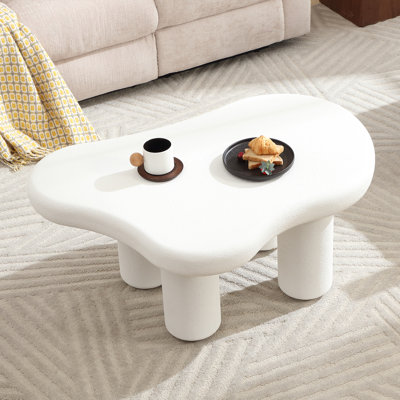 Table basse Cloud avec 4 pieds, table basse moderne pour le salon / la chambre à coucher / la chambre d'amis