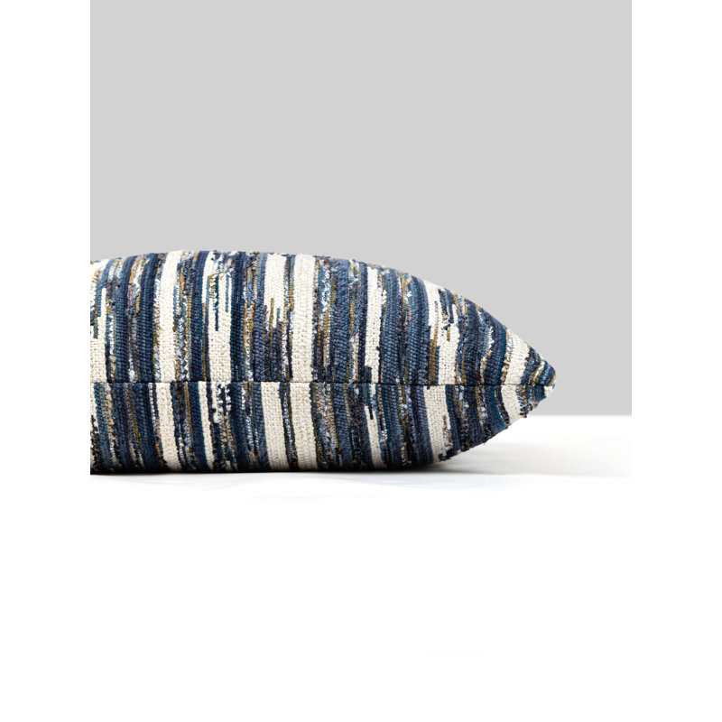 VILLELAURE PILLOW, Indigo Horizons, Square - 22"H x 22"W