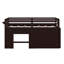 Lit mezzanine avec tiroirs et tablette-993340939