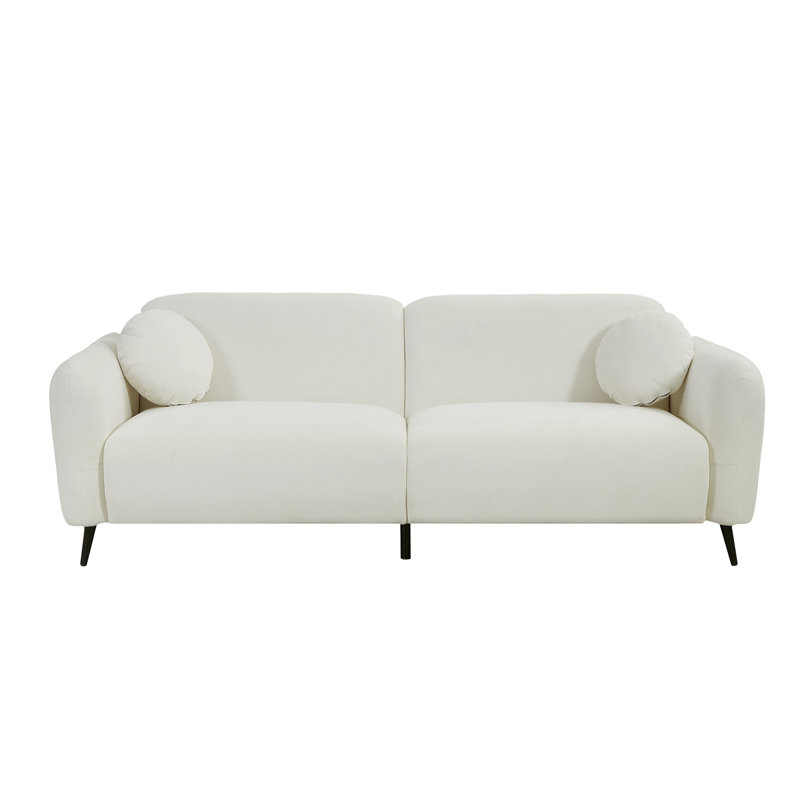Nodirbek 83.9'' Upholstered Sofa, Beige