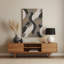 «Abstract Shapes», art mural gris en métal 61-717005274