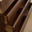 Commode simple en bois de noyer noir