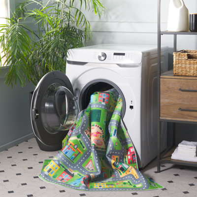 Tapis géométrique lavable à la machine Tacoma Kids 100 Performance