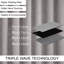Aspire Homeware Linen 100% Blackout Curtain Pair for Hotel Style Bedroom Comfort-20591626-20591625