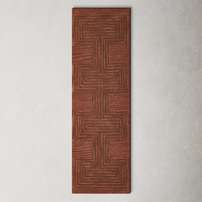 Orlie Hand Tufted Wool Brown Rug