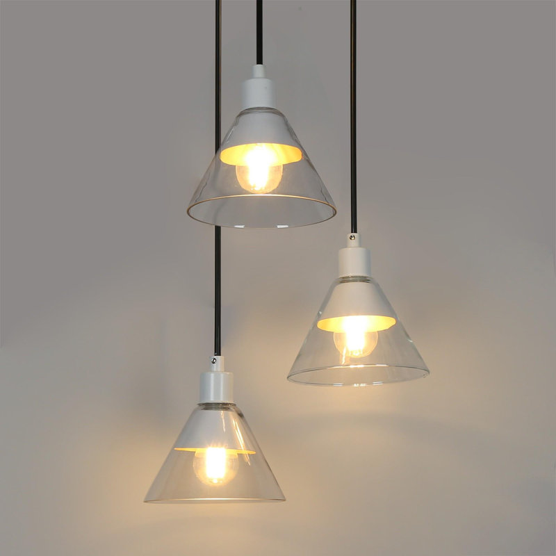 Lustre linéaire moderne Spoutnik à 8 lumières Bengoa