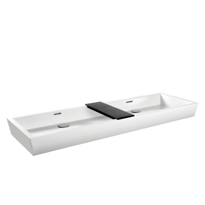 84" Cube Collection Trough Lavatory, 4" Height	
