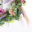 Couronne florale de printemps 26 po pour porte d'entrée