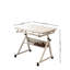 Spot fonctionnel avec table ajustable, 4 tiroirs et grande capacité de rangement, hauteur et angle du noyau avancé, compartiments de tiroir