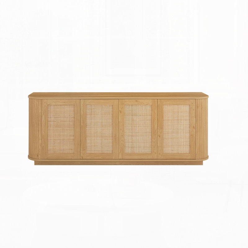 Modern TV Stand for Living Room, 24"H x 64"L x15"W