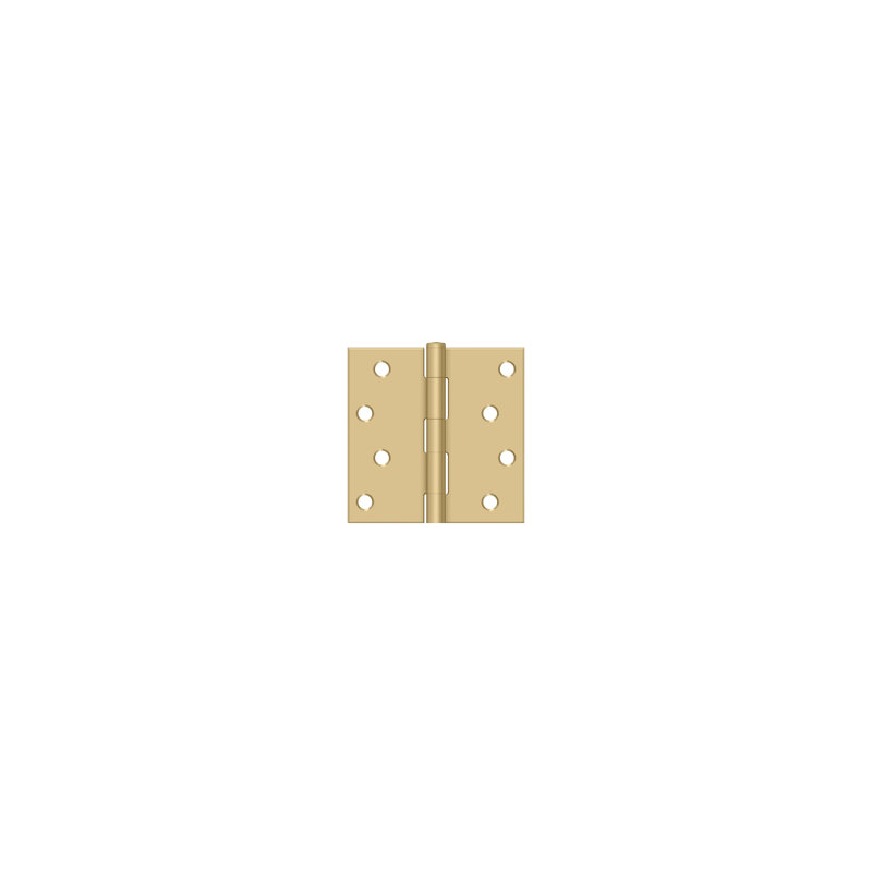 Steel Hinge, Brushed Brass