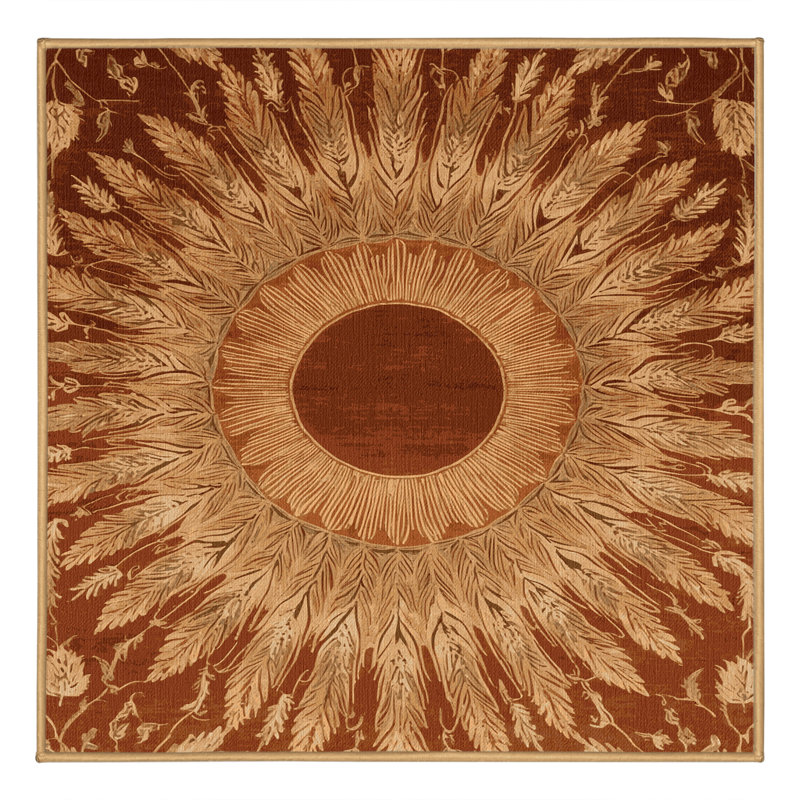 Tapis brun lavable à la machine, Rectangulaire 2 pi x 3 pi