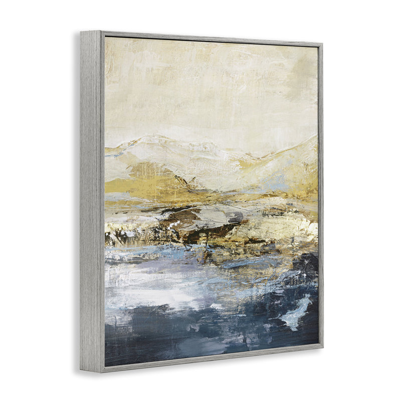  «Mountain Lake Abstraction», estampe numérique par Design Fabrikken, Estampe numérique Farmhouse, H 14 po x l 11 po