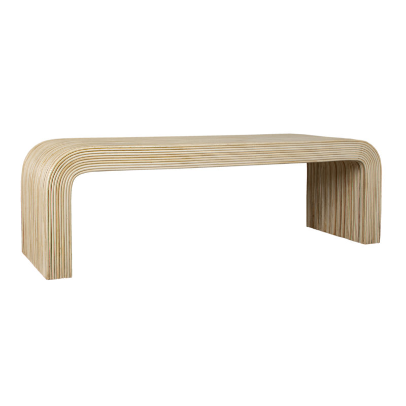 Banc en osier Bahia, Naturel, H 18 po x l 60 po x P 18 po