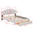 Upholstered Platform Bed With Drawer-1106813773