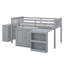 Lit mezzanine simple avec armoire à tiroirs et bureau coulissant pratique-1363575029