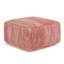 Pouf carré en coton 20 po Nate-1554042794