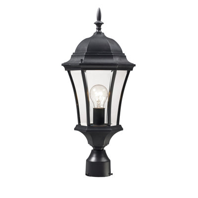 Tête de lanterne câblée 1 lumière H 22 po Alekh