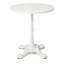 Table ronde de salle à manger, 60 cm (23,62 pouces), style tulipe moderne, avec pied en fonte, idéale pour les petits espaces, le jardin, la salle à manger, le salon ou un café.