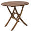 Table bistro pliante en bois massif Suki-633714876