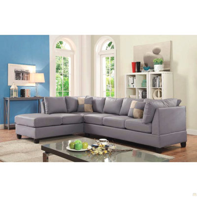 Canapé modulaire Malone G642B-SC (3 boîtes), gris