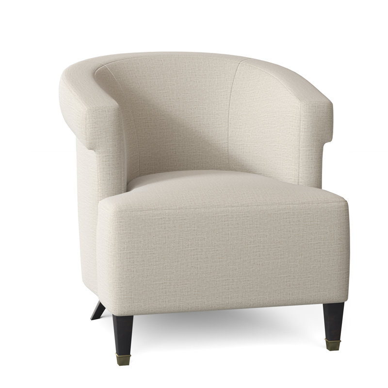 Fauteuil large de 30,5 po Madame, Espresso, Lin UV-Rollo