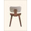 Ensemble de 2 chaises d'appoint Casson White Boucle 7