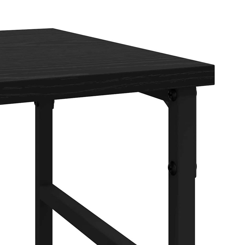 Sideboard 102 X 32 X 73.5 Cm Engineered Wood, Black Oak