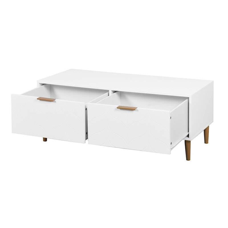 Adams Unfinished TV Stand for TVs up to 88", White