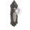 Grandeur Grande Victorian Plate Privacy with Bordeaux Crystal Door Knob